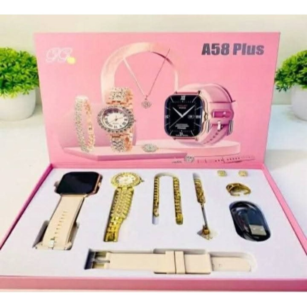A58 Plus Multicolor Smart Watch Zinc Alloy Band Android iOS Bluetooth
